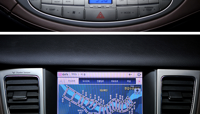 현대자동차 제네시스 만도 지니 3D 셋탑 내비게이션 M5 장착 리뷰 by 일여섯