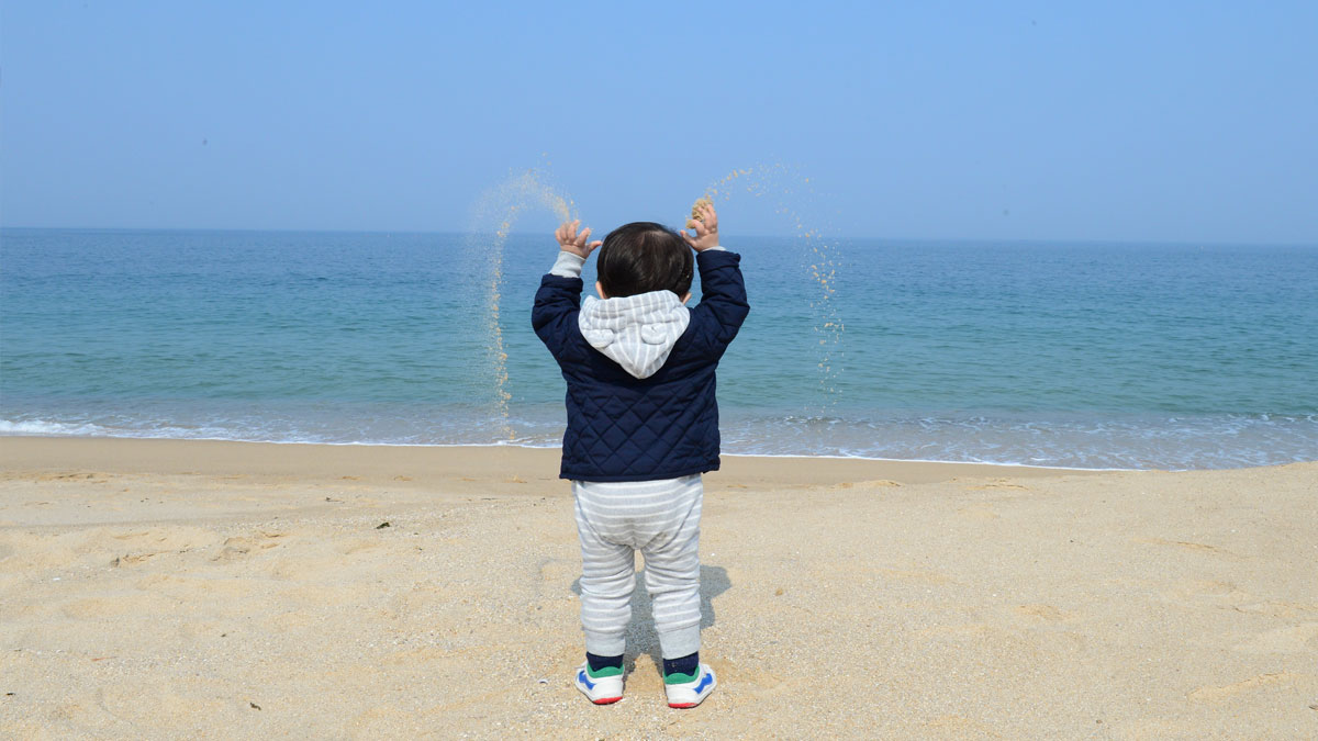 속초 봉포 해변 : 켄싱턴 리조트 프라이빗 비치