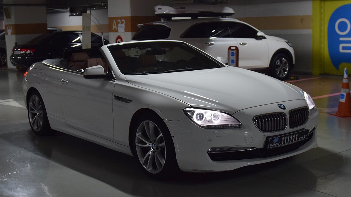 BMW 650i 컨버터블 2013년식.